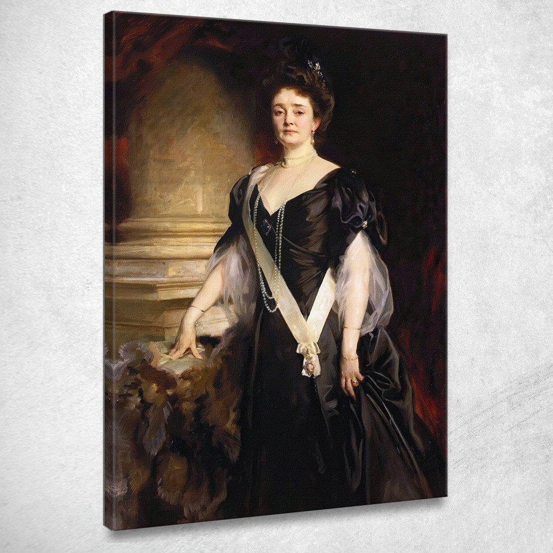 Duchessa Luisa Margherita Di Connaught 1860 1917 Nata Principessa Di Prussia. John Singer Sargent jss56 quadro stampato su tela Duchessa Luisa Margherita Di Connaught 1860 1917 Nata Principessa Di Prussia. John Singer Sargent jss56 quadro stampato su tela