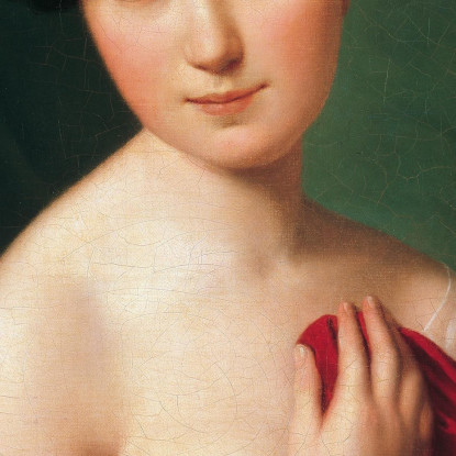 L'Attrice Di Corte Sophie Müller Ferdinand Georg Waldmüller fgw111 quadro stampato su tela