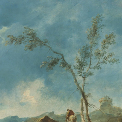 Paesaggio Fantastico 2 Francesco Guardi fgr12 quadro stampato su tela