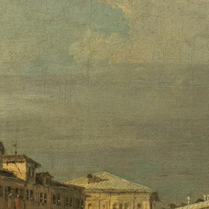 Regata Sul Canal Grande Nei Pressi Del Ponte Di Rialto Venezia Francesco Guardi fgr18 quadro stampato su tela