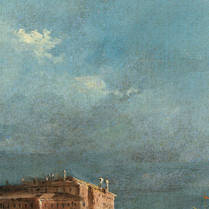 San Giorgio Maggiore Con La Punta Della Giudecca Francesco Guardi fgr20 quadro stampato su tela