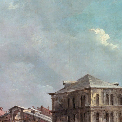 Il Canal Grande Sopra Il Rialto Francesco Guardi fgr27 quadro stampato su tela