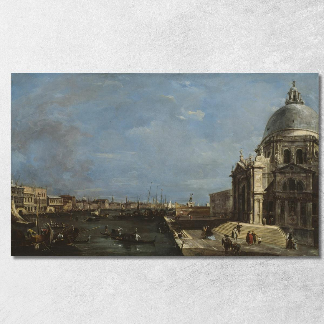 Il Canal Grande Venezia Francesco Guardi fgr28 quadro stampato su tela Il Canal Grande Venezia Francesco Guardi fgr28 quadro stampato su tela