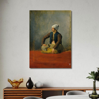 Un Mercante Orientale Horace Vernet hvr5 quadro stampato su tela