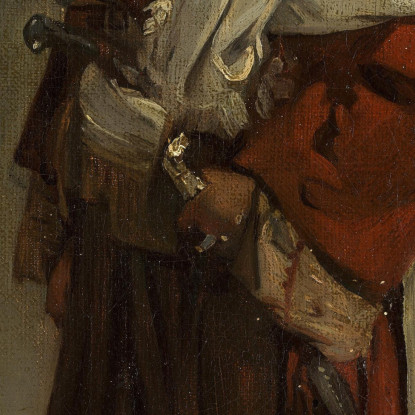 Guerriero Arabo Horace Vernet hvr7 quadro stampato su tela