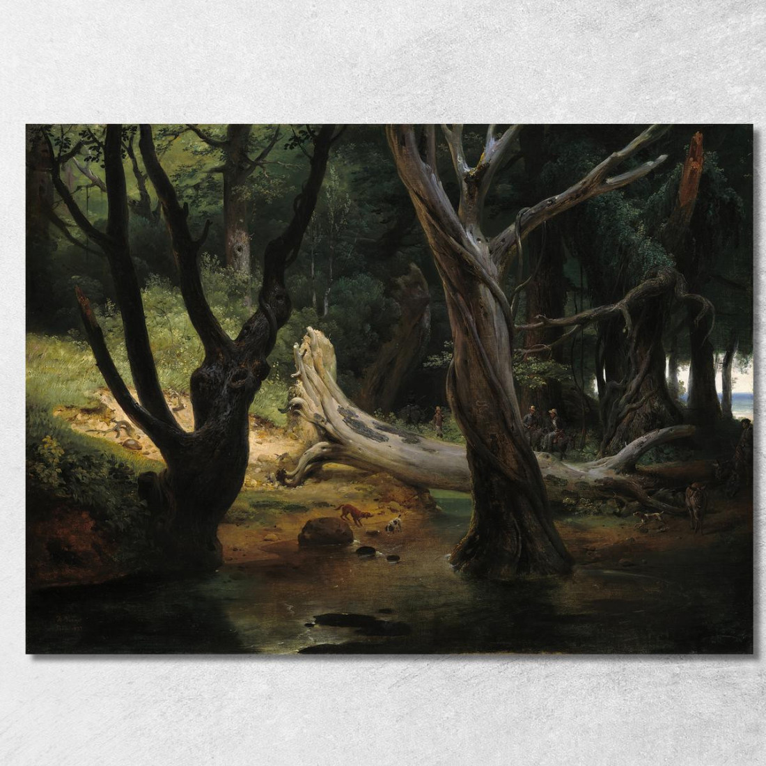 Partenza Per La Caccia Nelle Paludi Pontine Horace Vernet hvr13 quadro stampato su tela Partenza Per La Caccia Nelle Paludi Pontine Horace Vernet hvr13 quadro stampato su tela
