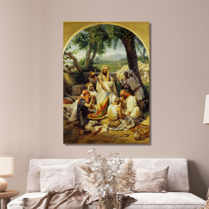 Il Mantello Di Giuseppe Horace Vernet hvr18 quadro stampato su tela