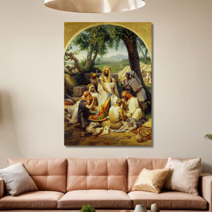 Il Mantello Di Giuseppe Horace Vernet hvr18 quadro stampato su tela