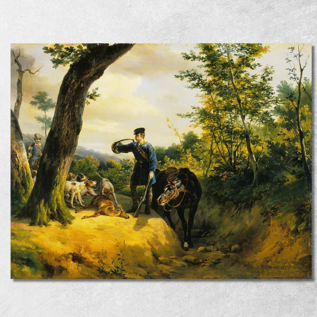 La Cava Horace Vernet hvr42 quadro stampato su tela La Cava Horace Vernet hvr42 quadro stampato su tela