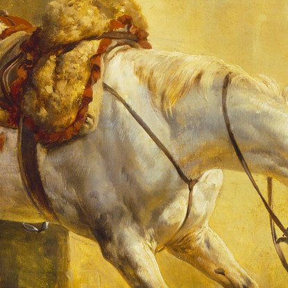 Il Trombettiere Ferito Horace Vernet hvr48 quadro stampato su tela