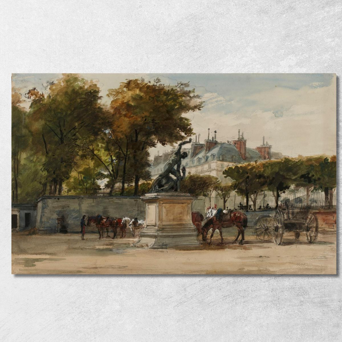 Artiglieri Alle Tuileries 9 Luglio 1871 Isidore Pils ipl2 quadro stampato su tela Artiglieri Alle Tuileries 9 Luglio 1871 Isidore Pils ipl2 quadro stampato su tela