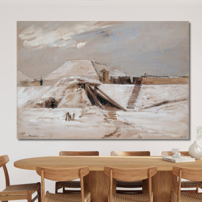 Forte Sotto La Neve Isidore Pils ipl8 quadro stampato su tela