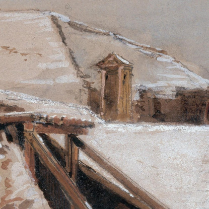 Forte Sotto La Neve Isidore Pils ipl8 quadro stampato su tela