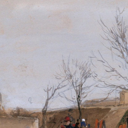 Le Point Du Jour Febbraio 1871 Isidore Pils ipl13 quadro stampato su tela