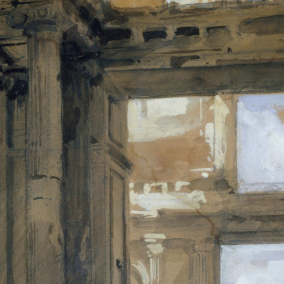 Rovine Del Palazzo Delle Tuileries Isidore Pils ipl19 quadro stampato su tela