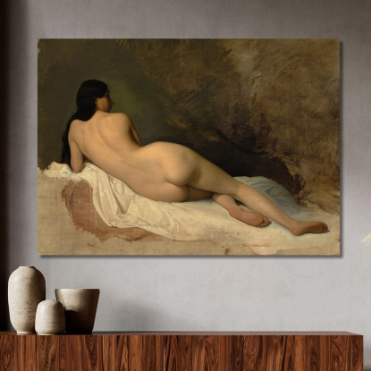 Studio Di Un Nudo Reclinato Isidore Pils ipl26 quadro stampato su tela