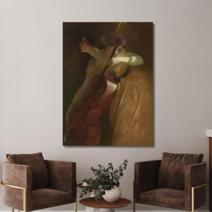 Un Raggio Di Sole John White Alexander jwa1 quadro stampato su tela