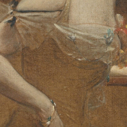 Signora Thomas Hastings John White Alexander jwa12 quadro stampato su tela