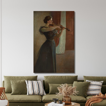 Ritratto Di Kathleen Cowan John White Alexander jwa15 quadro stampato su tela