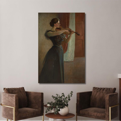 Ritratto Di Kathleen Cowan John White Alexander jwa15 quadro stampato su tela
