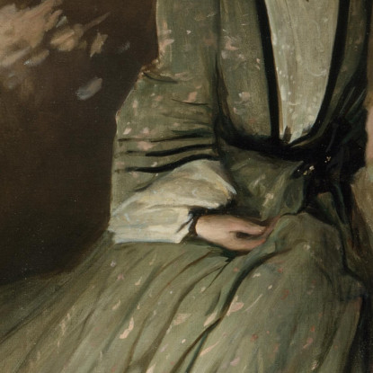 Ritratto Della Signora John White Alexander John White Alexander jwa16 quadro stampato su tela