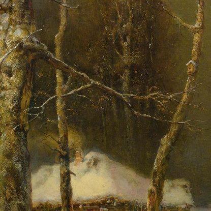 Inverno In Russia Julius Sergius Klever jsk26 quadro stampato su tela