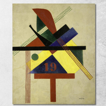 19 László Moholy-Nagy lmn1 quadro stampato su tela