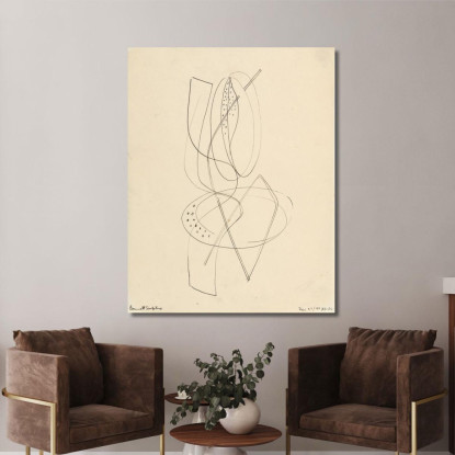 Scultura Bennett László Moholy-Nagy lmn8 quadro stampato su tela