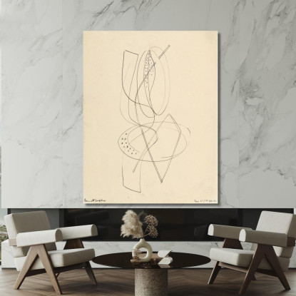Scultura Bennett László Moholy-Nagy lmn8 quadro stampato su tela