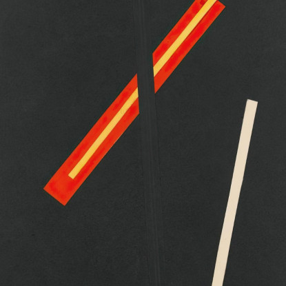 Collage Con Tre Elementi László Moholy-Nagy lmn10 quadro stampato su tela