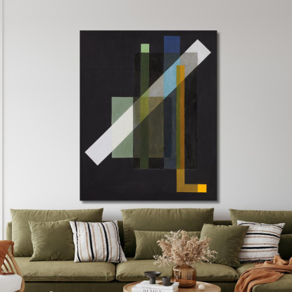 Costruzione 2 László Moholy-Nagy lmn12 quadro stampato su tela