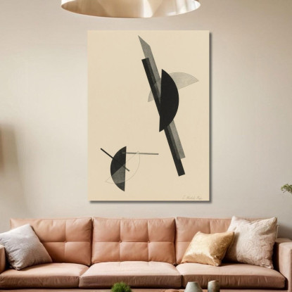 Kestnermappe Composizione Una Tavola Passuth 125 László Moholy-Nagy lmn25 quadro stampato su tela