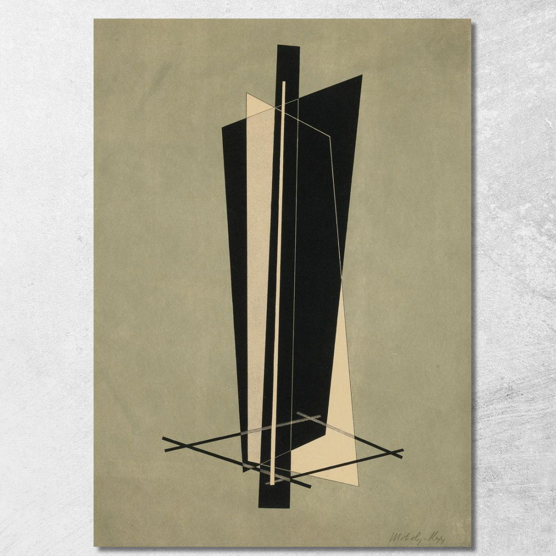 Kestnermappe Composizione Una Tavola P. 123 László Moholy-Nagy lmn26 quadro stampato su tela Kestnermappe Composizione Una Tavola P. 123 László Moholy-Nagy lmn26 quadro stampato su tela