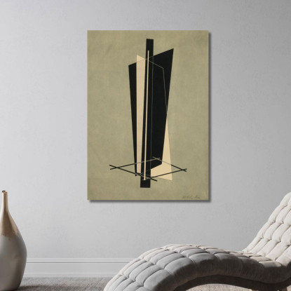 Kestnermappe Composizione Una Tavola P. 123 László Moholy-Nagy lmn26 quadro stampato su tela