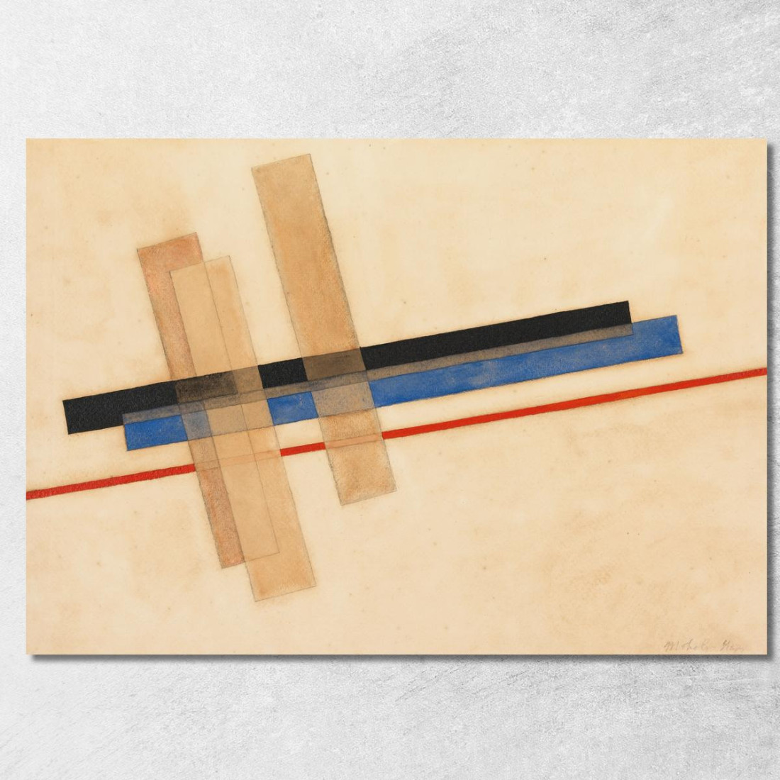 Composizione László Moholy-Nagy lmn27 quadro stampato su tela Composizione László Moholy-Nagy lmn27 quadro stampato su tela