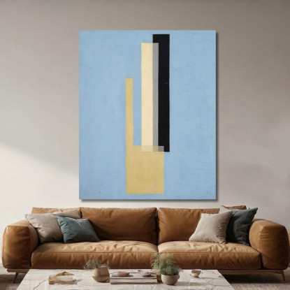 Costruzione László Moholy-Nagy lmn29 quadro stampato su tela