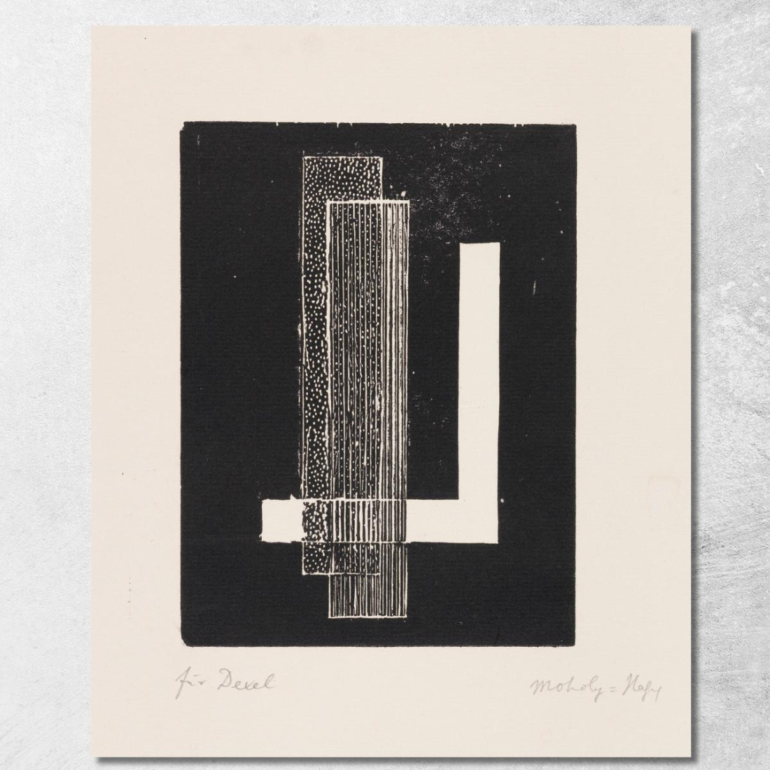 Senza Titolo László Moholy-Nagy lmn36 quadro stampato su tela Senza Titolo László Moholy-Nagy lmn36 quadro stampato su tela