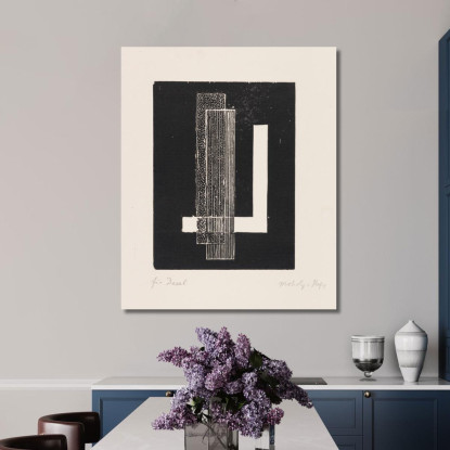 Senza Titolo László Moholy-Nagy lmn36 quadro stampato su tela