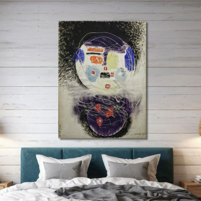 Costruzione Spaziale László Moholy-Nagy lmn38 quadro stampato su tela