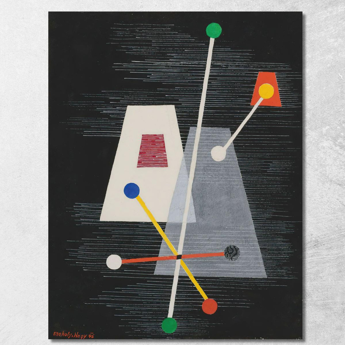 Piramidi Troncate László Moholy-Nagy lmn40 quadro stampato su tela Piramidi Troncate László Moholy-Nagy lmn40 quadro stampato su tela