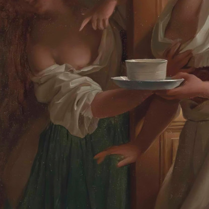 La Tazza Di Cioccolata Louis Léopold Boilly llb12 quadro stampato su tela