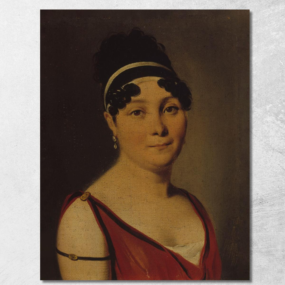 Ritratto Di Caroline Branchu (1780-1850) Cantante Louis Léopold Boilly llb23 quadro stampato su tela Ritratto Di Caroline Branchu (1780-1850) Cantante Louis Léopold Boilly llb23 quadro stampato su tela