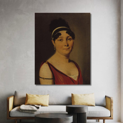 Ritratto Di Caroline Branchu (1780-1850) Cantante Louis Léopold Boilly llb23 quadro stampato su tela