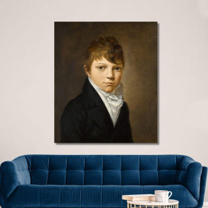 Ritratto Di Un Ragazzo Giovane Louis Léopold Boilly llb43 quadro stampato su tela