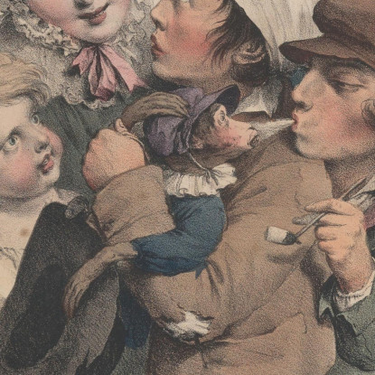Il Piccolo Mendicante Louis Léopold Boilly llb58 quadro stampato su tela