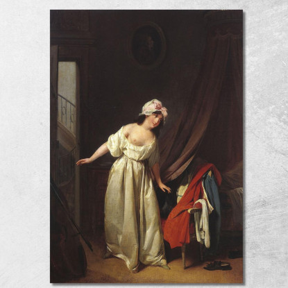 Il Dolce Risveglio Louis Léopold Boilly llb64 quadro stampato su tela