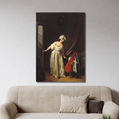 Il Dolce Risveglio Louis Léopold Boilly llb64 quadro stampato su tela