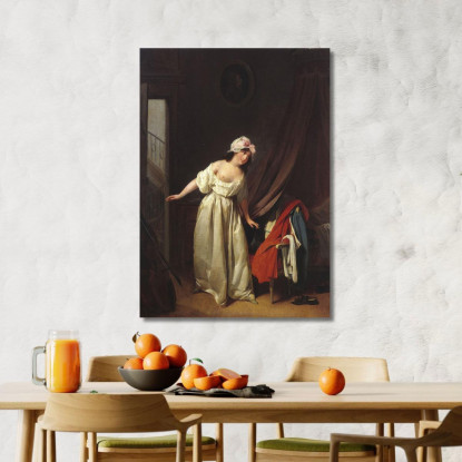 Il Dolce Risveglio Louis Léopold Boilly llb64 quadro stampato su tela