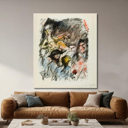 À La Cour De Dresde Lovis Corinth lcr2 tableau impression sur toile