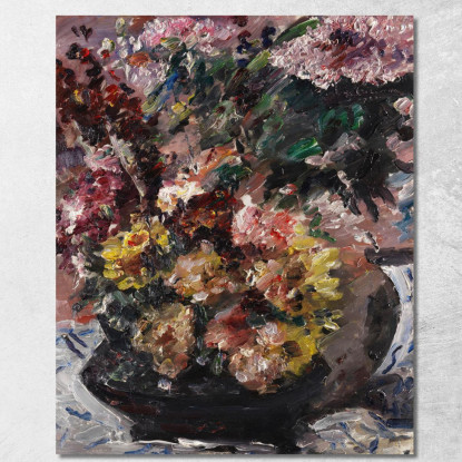 Fleurs Dans Un Seau En Bronze Lovis Corinth lcr6 tableau impression sur toile